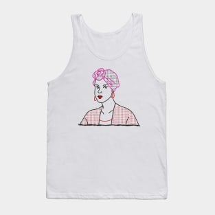 Elegant woman with a turban Tank Top